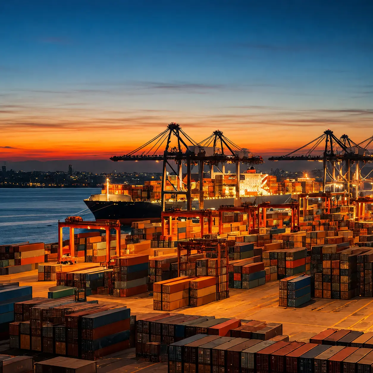 Global shipping terminal